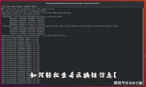 如何轻松查看区块链信息？